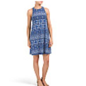 NEW CUPIO Halter Neck Print Dress L